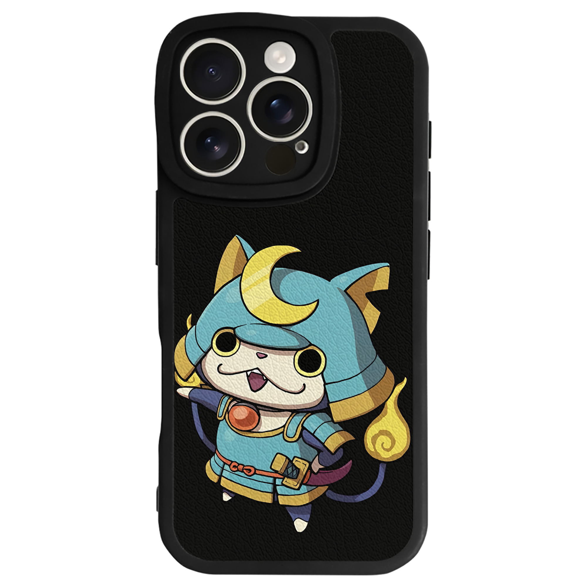 （画像用） 妖怪ウォッチ Yo-kai Watch 【iPhone 16シリーズ対応】シリコンスマホケース（レザー調） 材質：シリコン